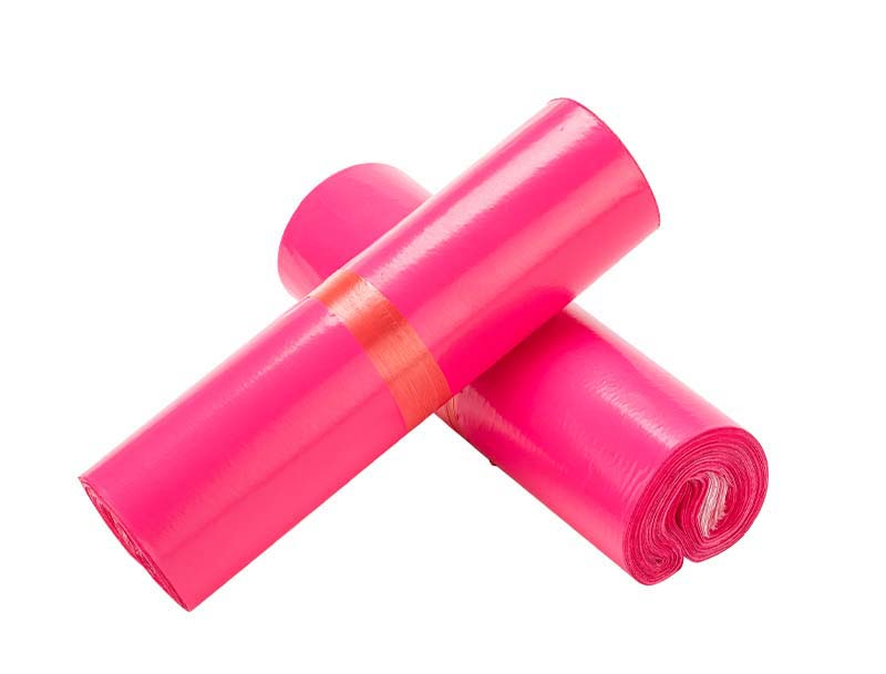 高淳玫红色快递袋-02